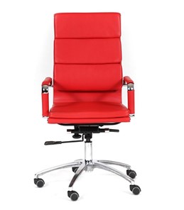 Кресло компьютерное CHAIRMAN 750 экокожа красная в Соликамске - предосмотр 1
